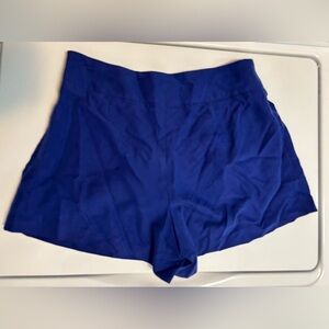 Skies Are Blue Side Zip Wide Leg Boho Flowy Blue Shorts Women’s Size Small